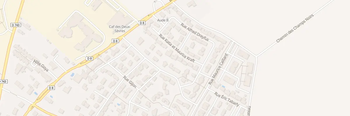 Plan du 20 Rue Katia et Maurice Kraft à Niort