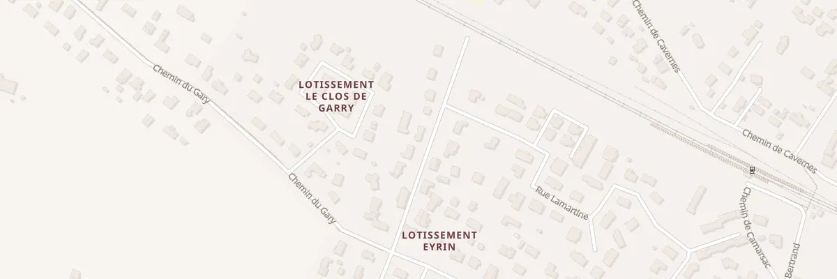Plan du 30B Che de Lavignac à Saint-Loubès
