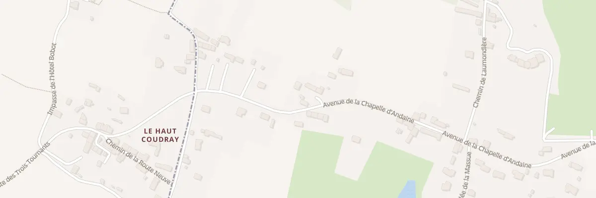 Plan du 86 Av de la Chapelle d’Andaine à Bagnoles de l’Orne Normandie