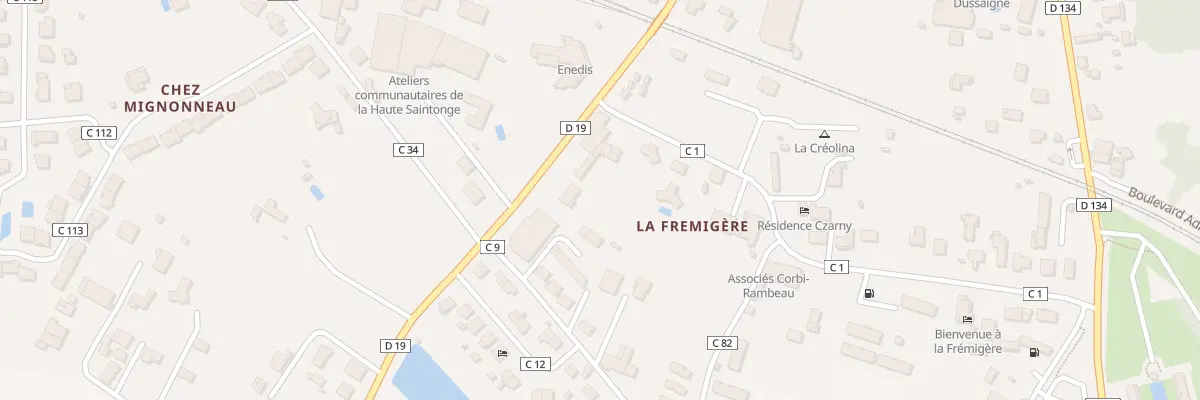Plan du 7 Av Mac Crea Fletcher à Jonzac