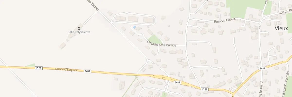 Plan du 5B Che des Champs à Vieux