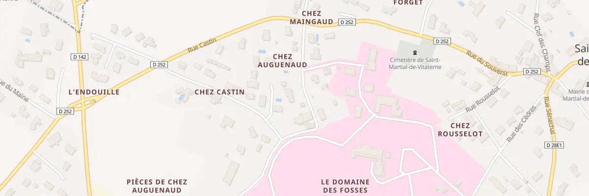 Plan du 6 Rue Auguenaud à Saint-Martial-de-Vitaterne