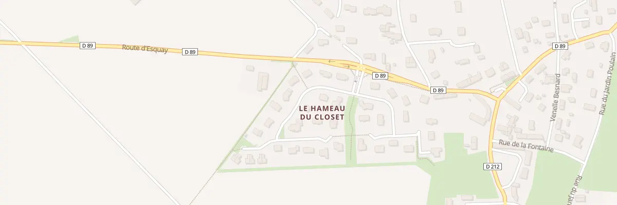 Plan du 5 All des Aqueducs à Vieux