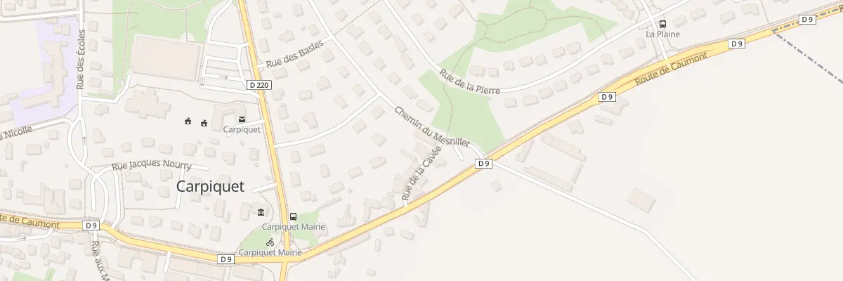 Plan du 7 Rue de la Cavée à Carpiquet