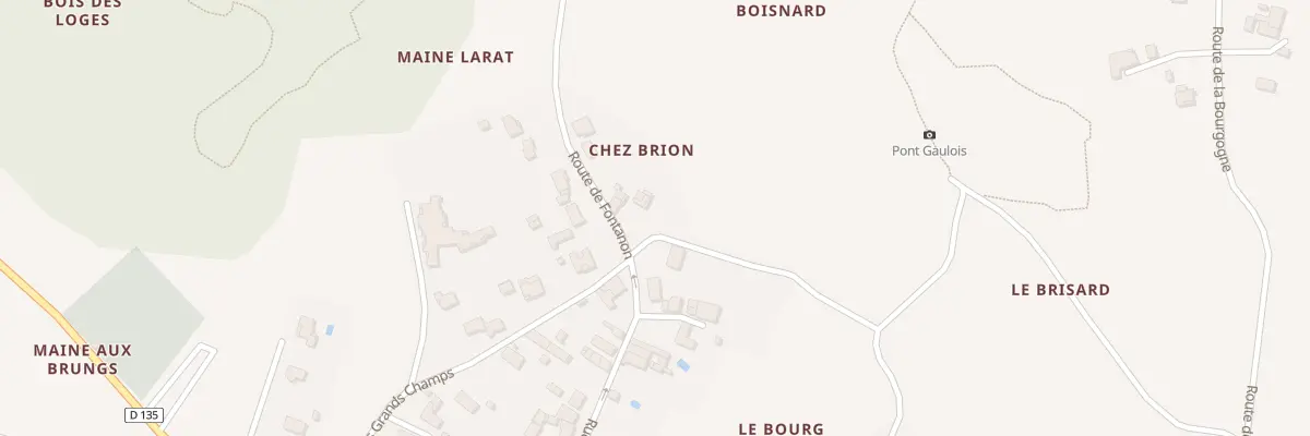 Plan du 2 Rte de Fontanon à Chérac