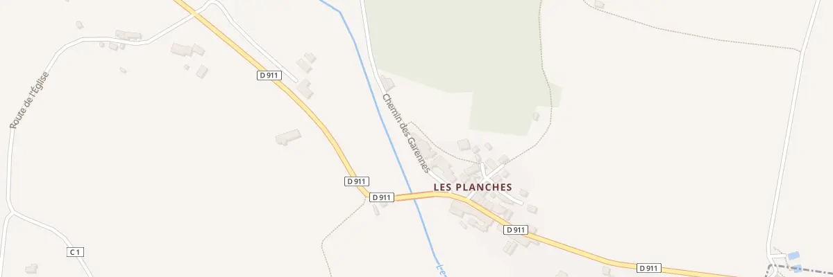 Plan du 26 Les Planches à Cahan