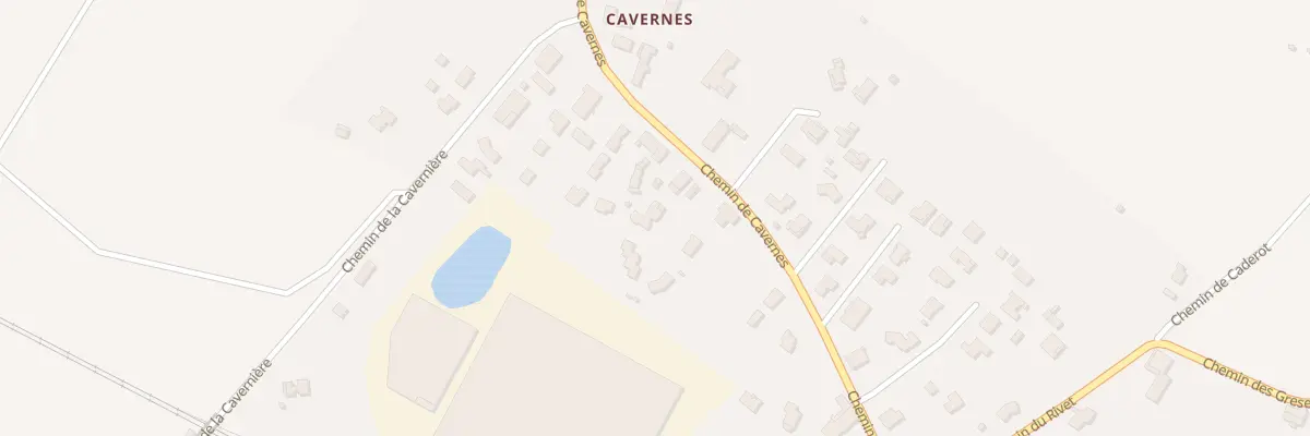 Plan du 38 Che de Cavernes à Saint-Loubès