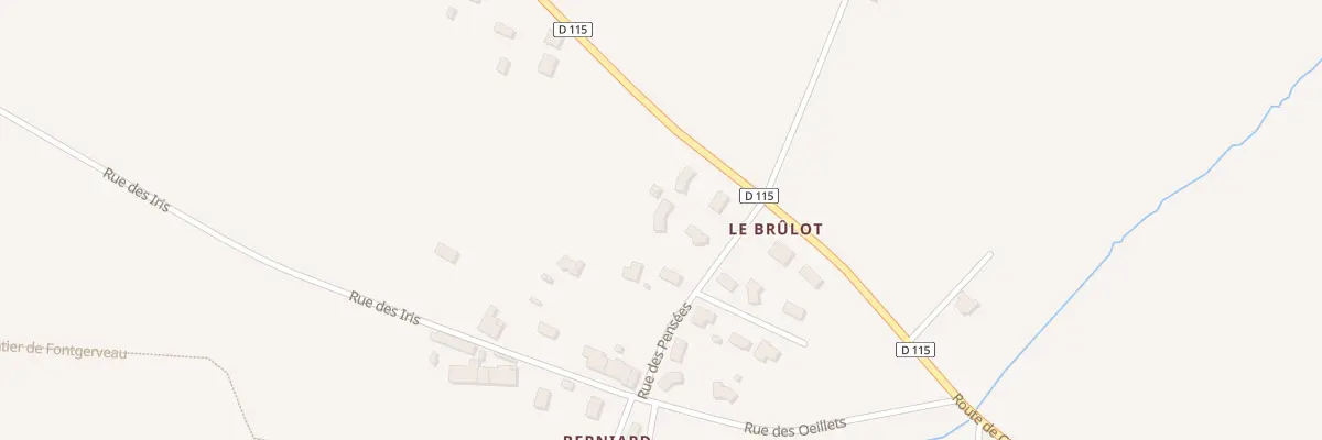 Plan du 34 Rue des Pensees à Cézac