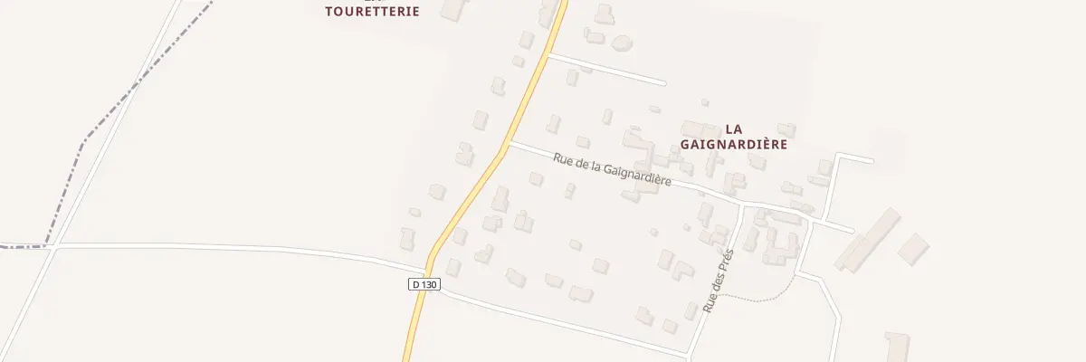 Plan du 2 Rue de la Gaignardière à Brissac Loire Aubance