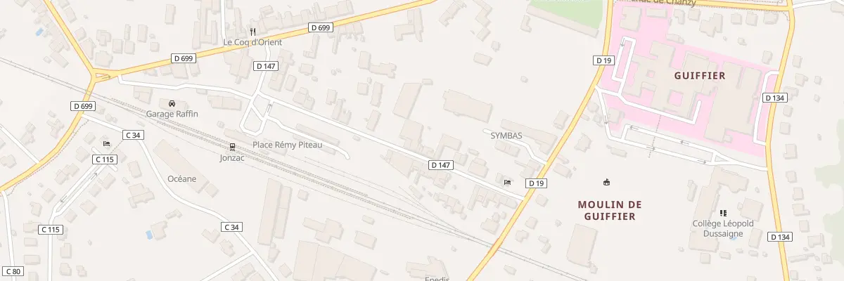 Plan du 15 Rue Alsace Lorraine à Jonzac