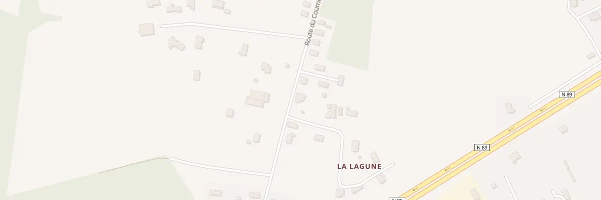 Plan du 34 Rte de Courneau à Montussan