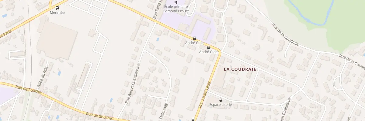 Plan du 30 Rue E Proust Chaumette à Niort