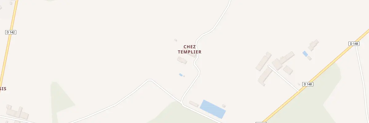 Plan du 1 Chez Templier à Saint-Germain-de-Lusignan