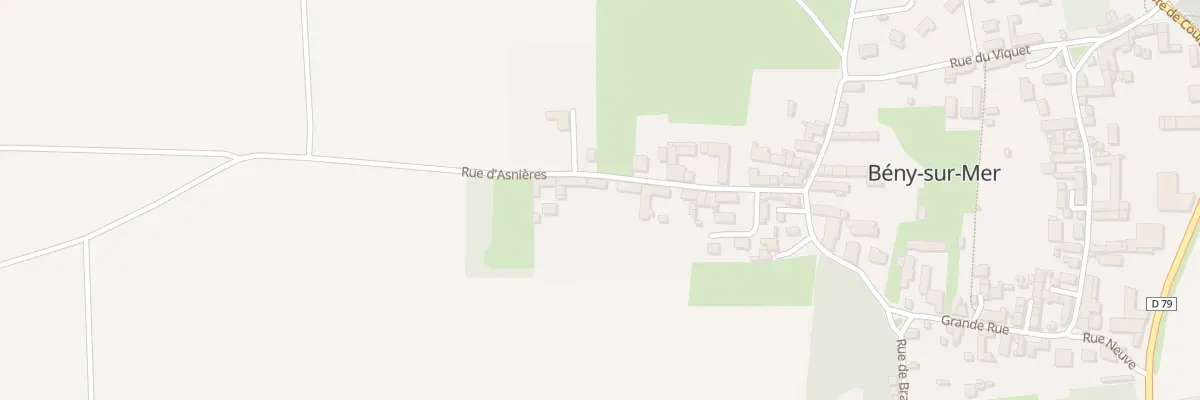 Plan du 13 Rue d’Asnières à Bény-sur-Mer
