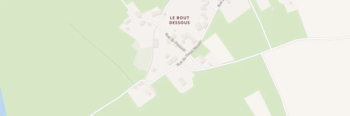 Plan du 5052 Le Bout Dessous à Cossesseville