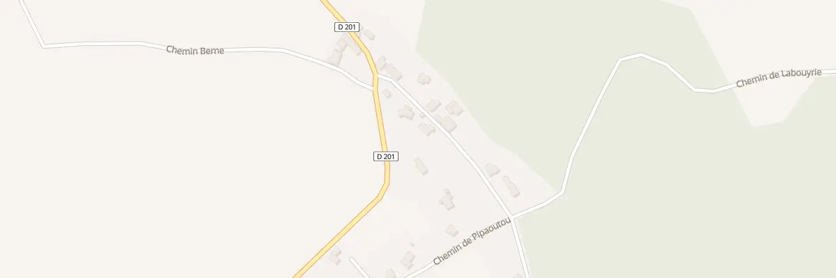 Plan du 4 Rte d’Aubin à Momas