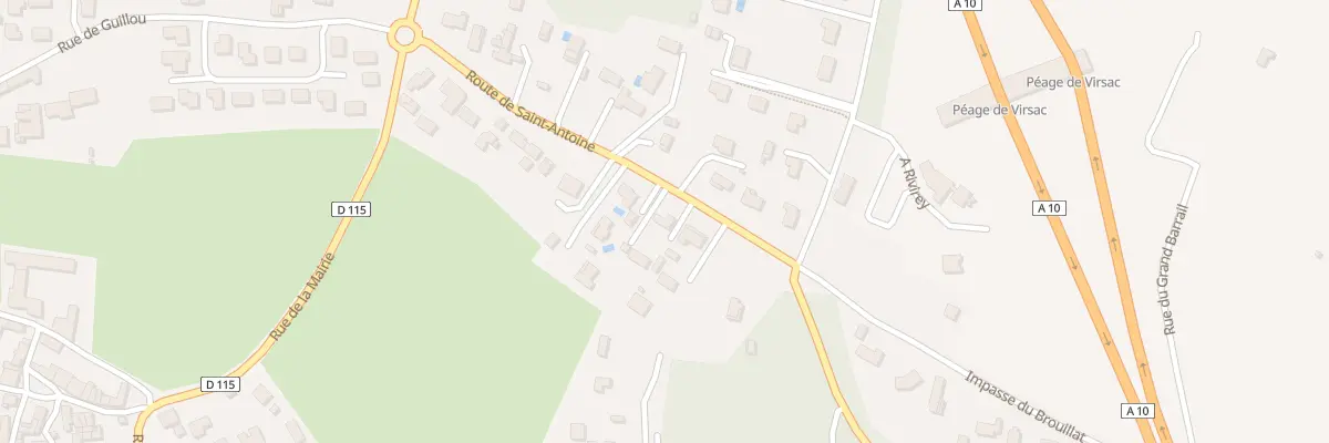 Plan du 113 A la Grerau à Virsac