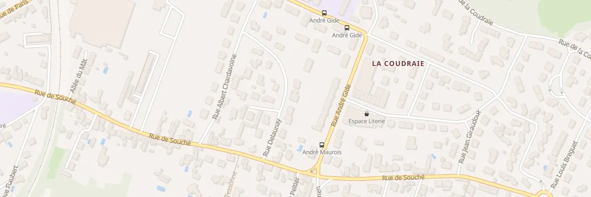 Plan du 10 Rue Delaunay à Niort