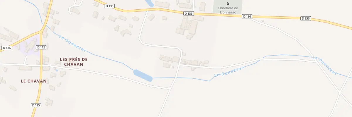 Plan du 284 Coulane Ouest à Donnezac