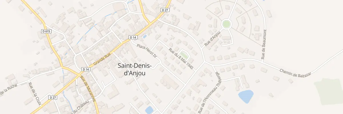 Plan du 2 Rue du Huit Mai 1945 à Saint-Denis-d’Anjou