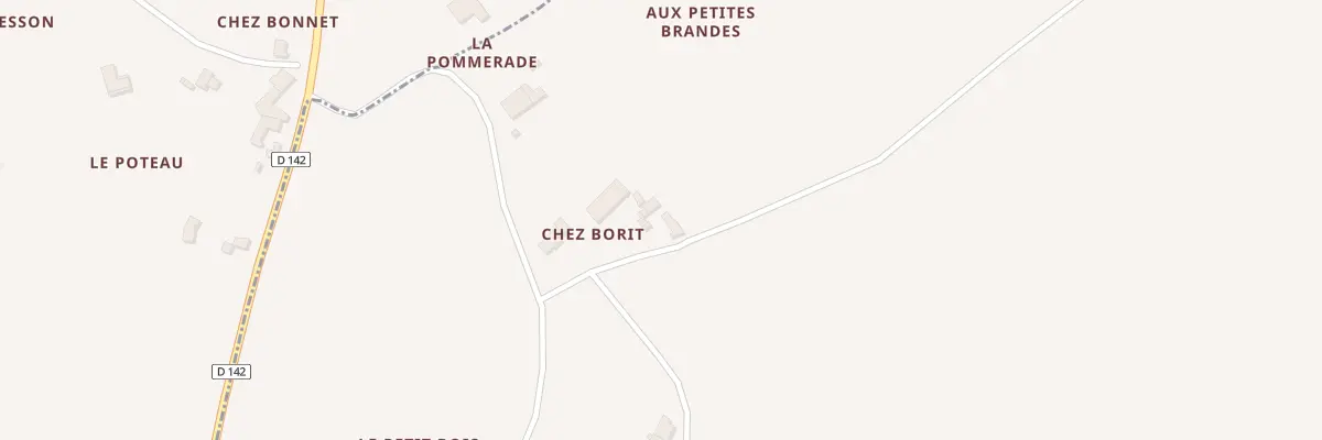 Plan du 7 Chez Borit à Saint-Germain-de-Lusignan