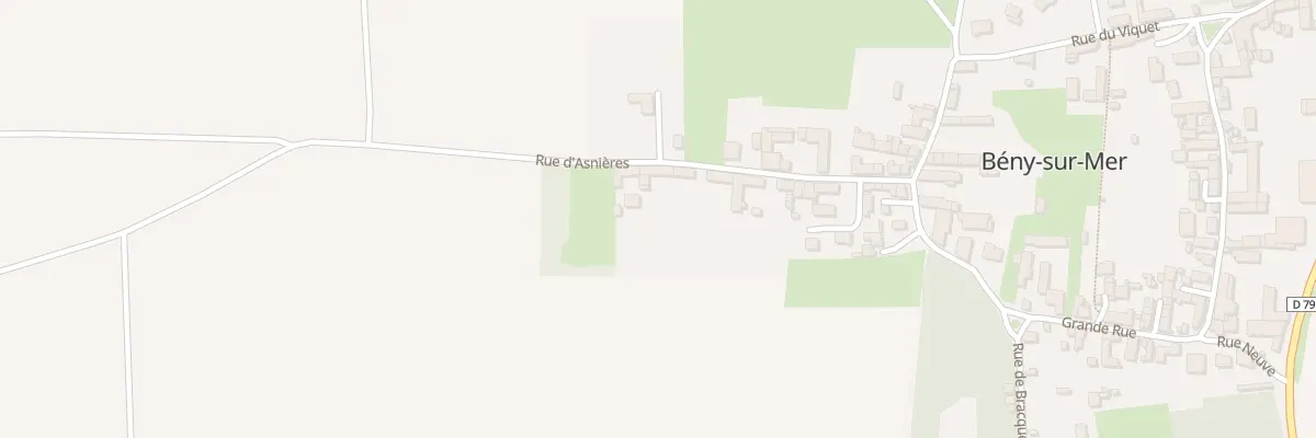 Plan du 15 Rue d’Asnières à Bény-sur-Mer