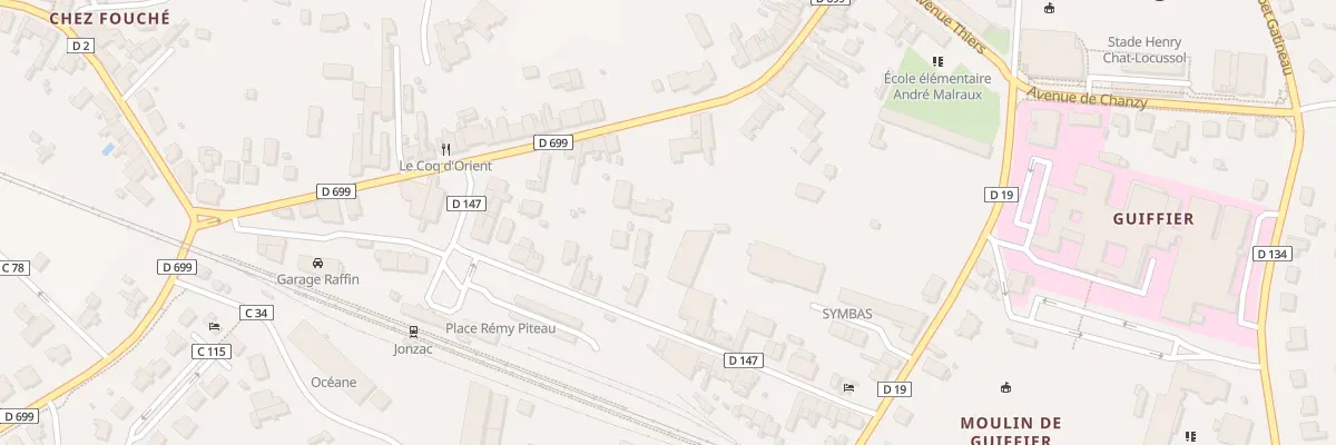 Plan du 35 Rue Alsace Lorraine à Jonzac