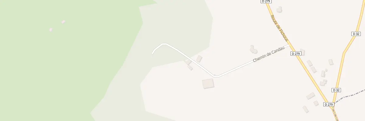 Plan du 4 Che de Candau à Fichous-Riumayou