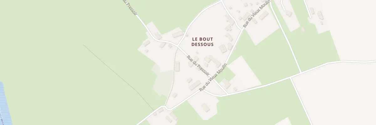 Plan du 5081 Le Bout Dessous à Cossesseville