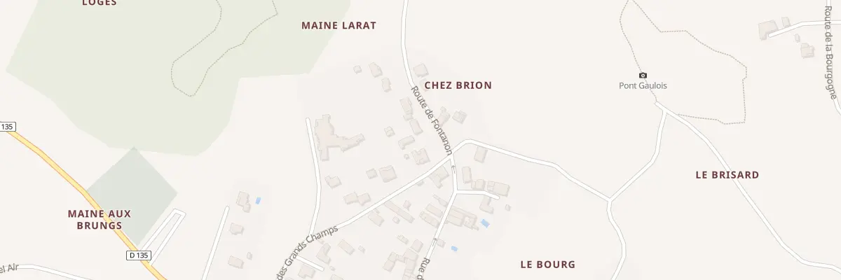 Plan du 3 Rte de Fontanon à Chérac