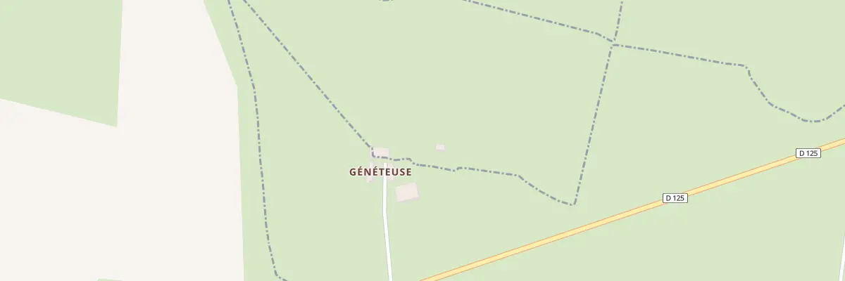 Plan du 5127 Geneteuse à Blandouet-Saint Jean