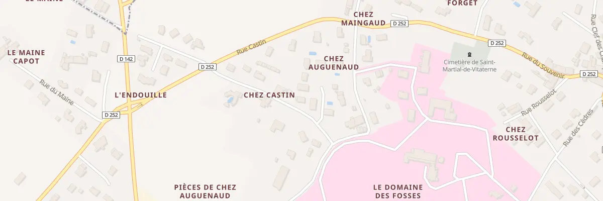 Plan du 4 Rue du Puits Castin à Saint-Martial-de-Vitaterne