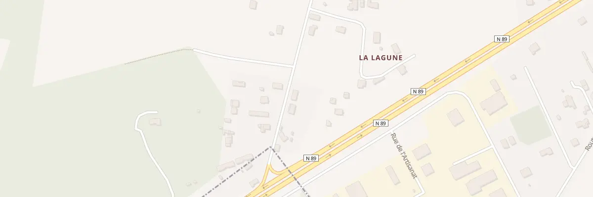 Plan du 44 Rte de Courneau à Montussan