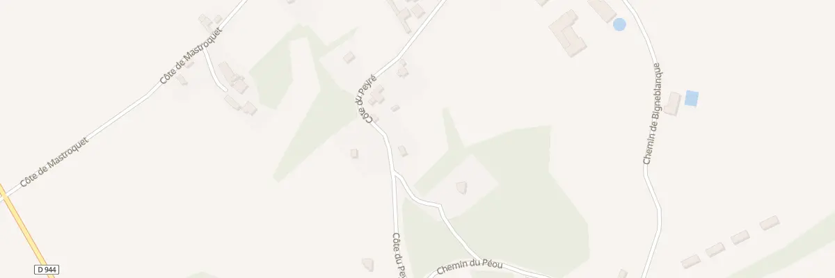 Plan du 393 Côte du Peyré à Arboucave