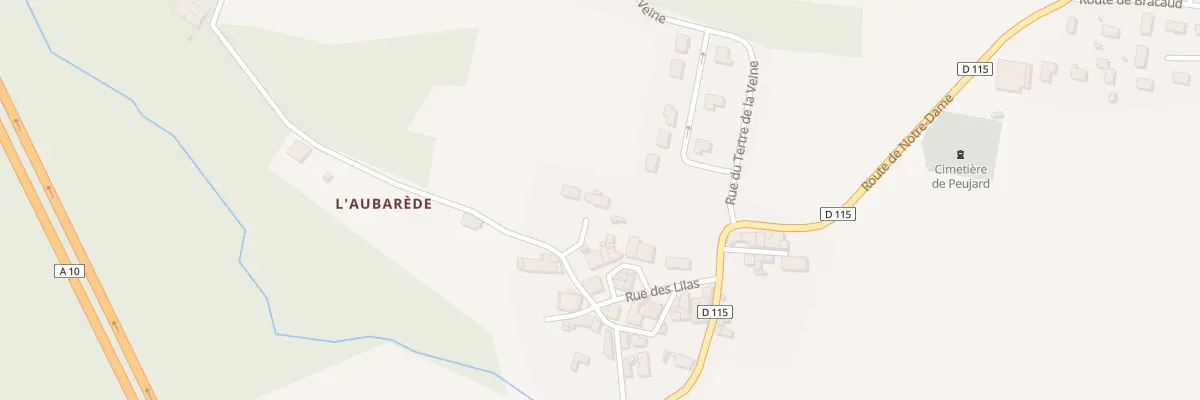 Plan du 32 La Moliere à Peujard