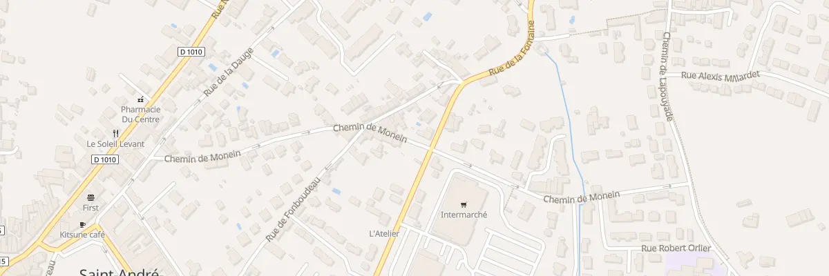 Plan du 34 Che de Monein à Saint-André-de-Cubzac