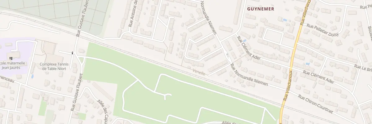 Plan du 18 Rue du Cdt Mouchotte à Niort