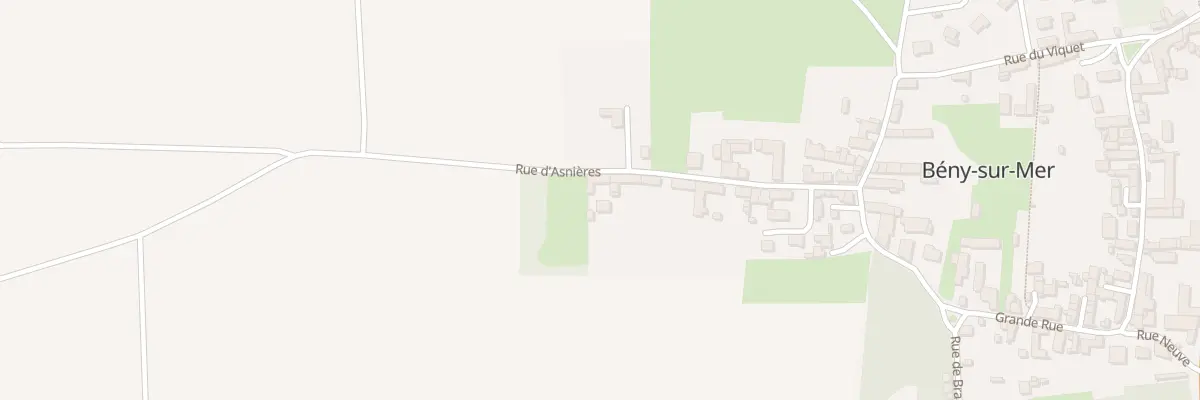 Plan du 17 Rue d’Asnières à Bény-sur-Mer