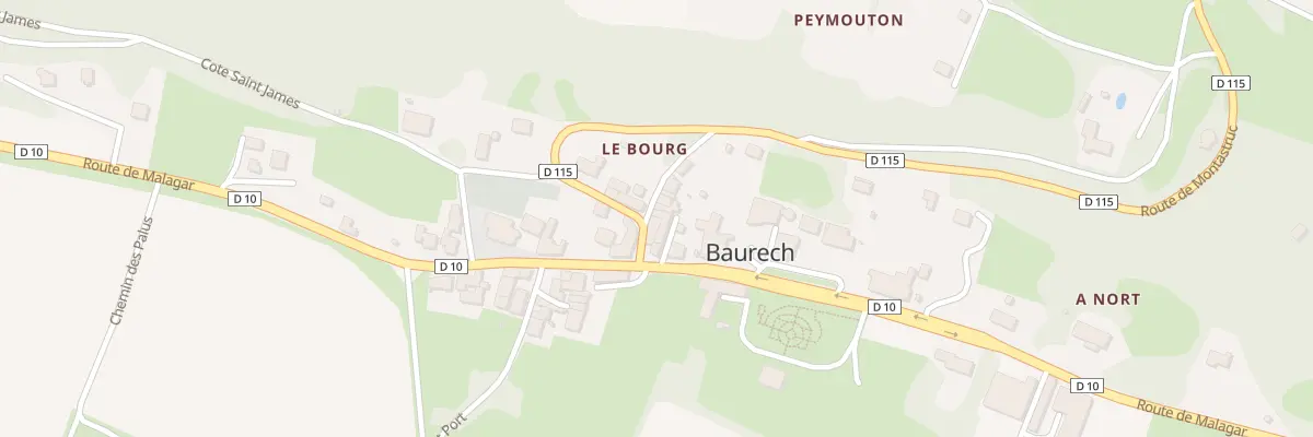 Plan du 8A Le Bourg à Baurech