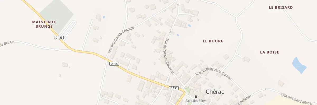 Plan du 5032 Le Bourg à Chérac
