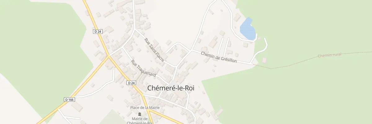 Plan du 12 Rue Saint Pierre à Chémeré-le-Roi