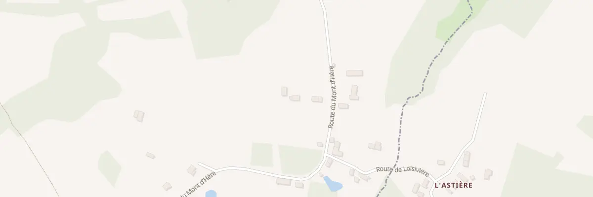 Plan du 837 Rte du Mont d’Hére à La Coulonche