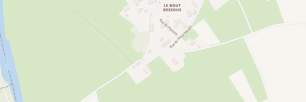 Plan du 1356 Rue du Vieux Moulin à Cossesseville