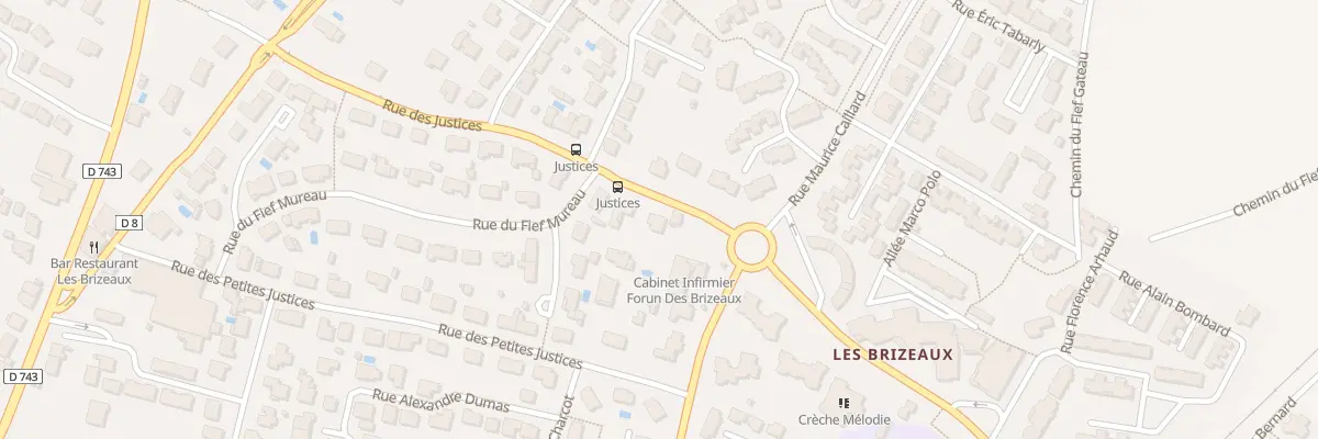 Plan du 26 Rue des Justices à Niort