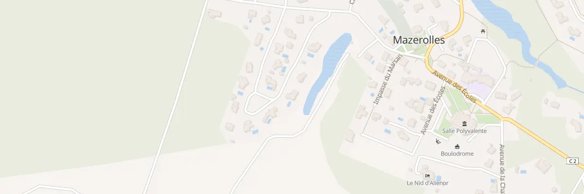 Plan du 18 All de l’Etang à Mazerolles