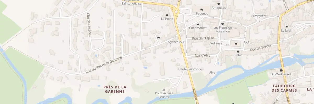 Plan du 19 Rue du Pas de la Garenne à Jonzac