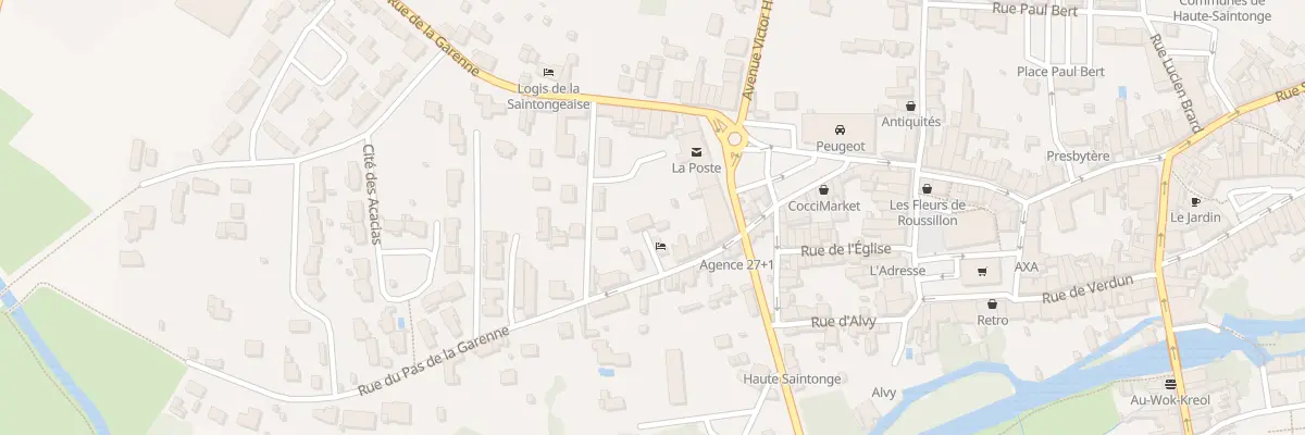 Plan du 8B Rue du Pas de la Garenne à Jonzac