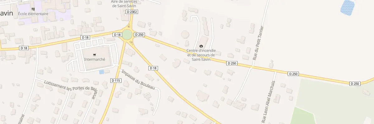Plan du 4 Rue du Chateau d’Eau à Saint-Savin