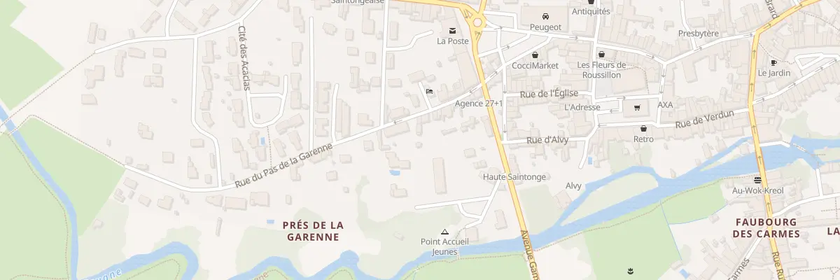 Plan du 23 Rue du Pas de la Garenne à Jonzac