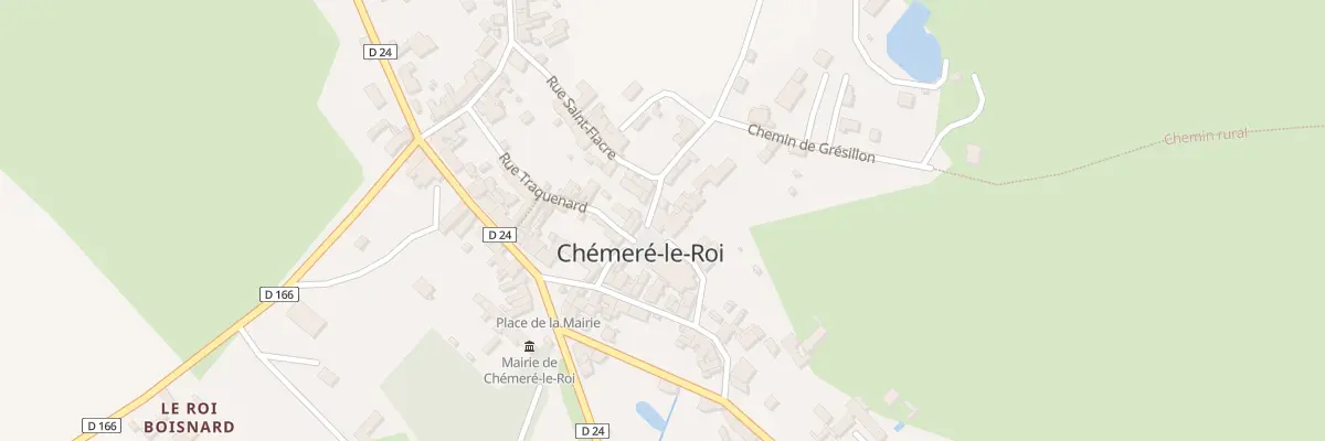 Plan du 5 Pl de l’Église à Chémeré-le-Roi
